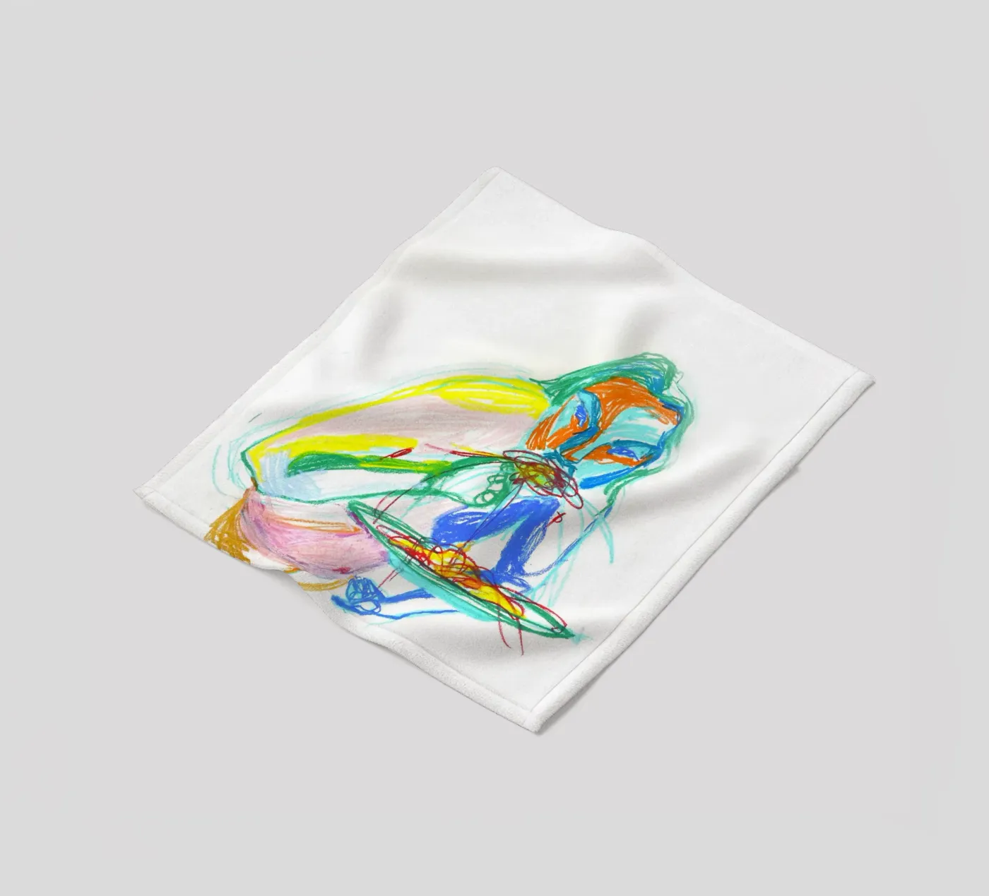 Spaghetti Fleecedecke von Silvaya