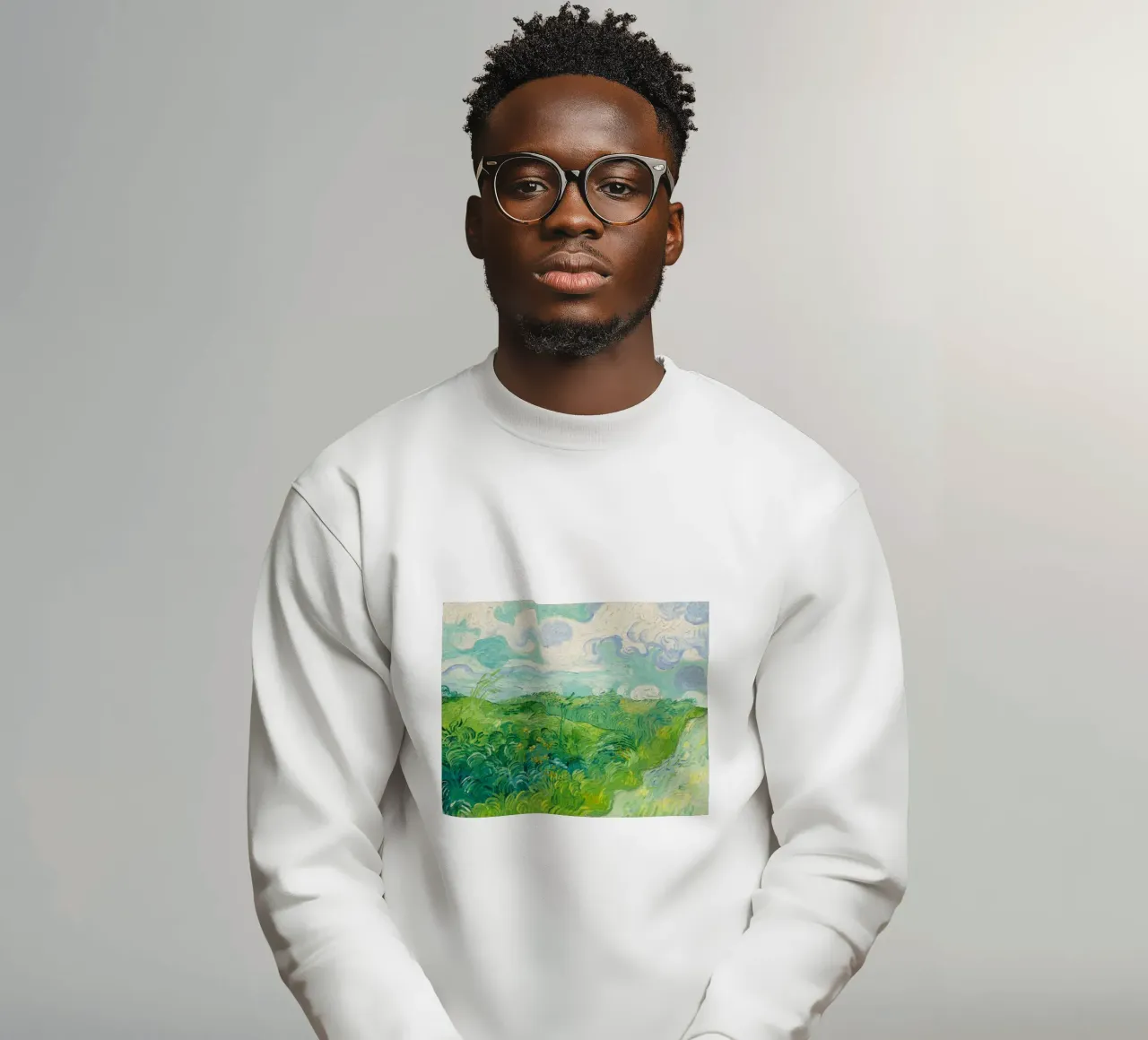 colline verdi felpa da cloud shop