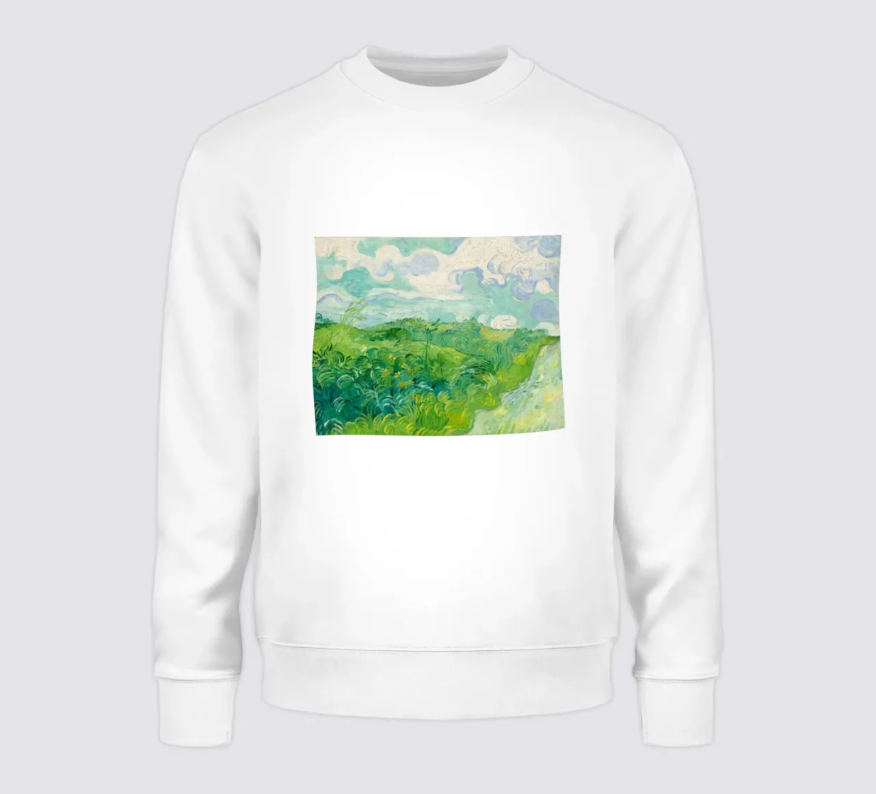 colline verdi felpa da cloud shop