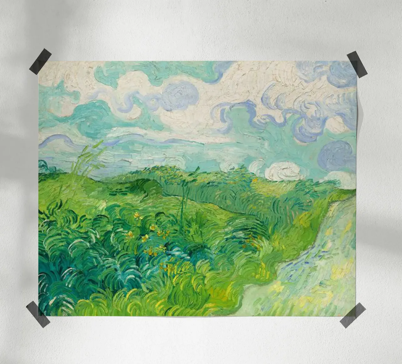 colline verdi poster da cloud shop