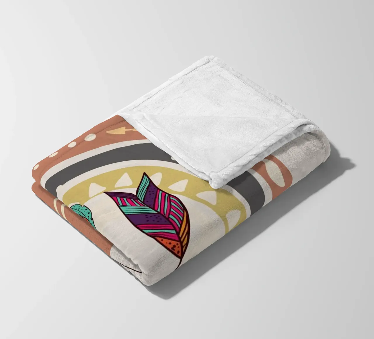 Boho-Eingeborene Fleecedecke von Little Dean
