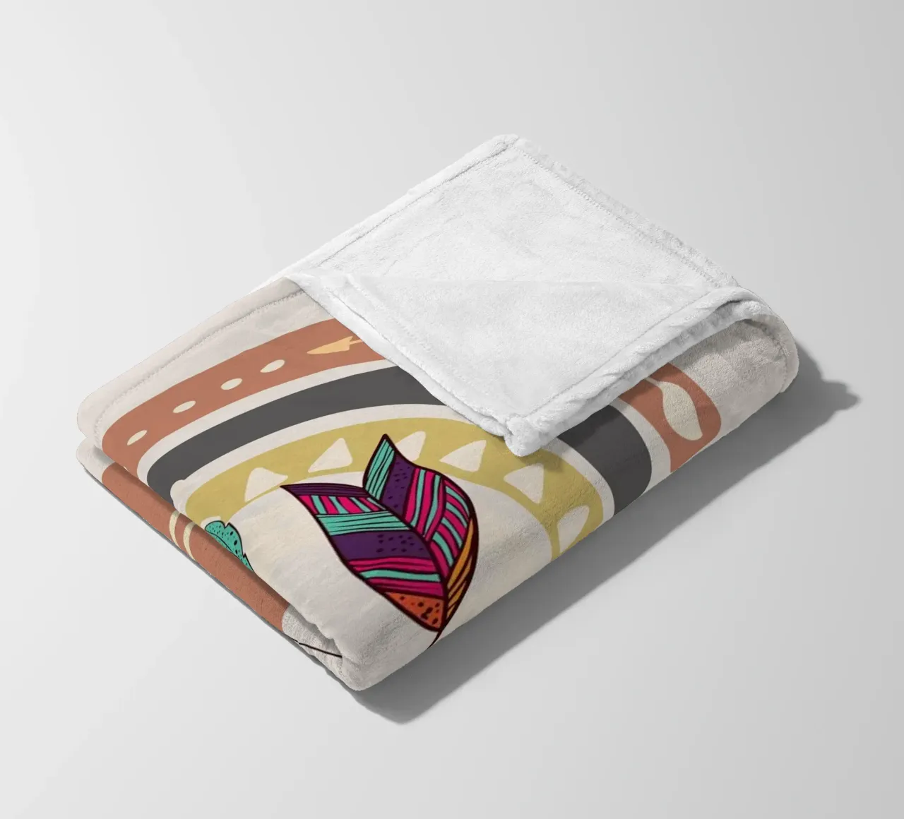 Boho-Eingeborene Fleecedecke von Little Dean