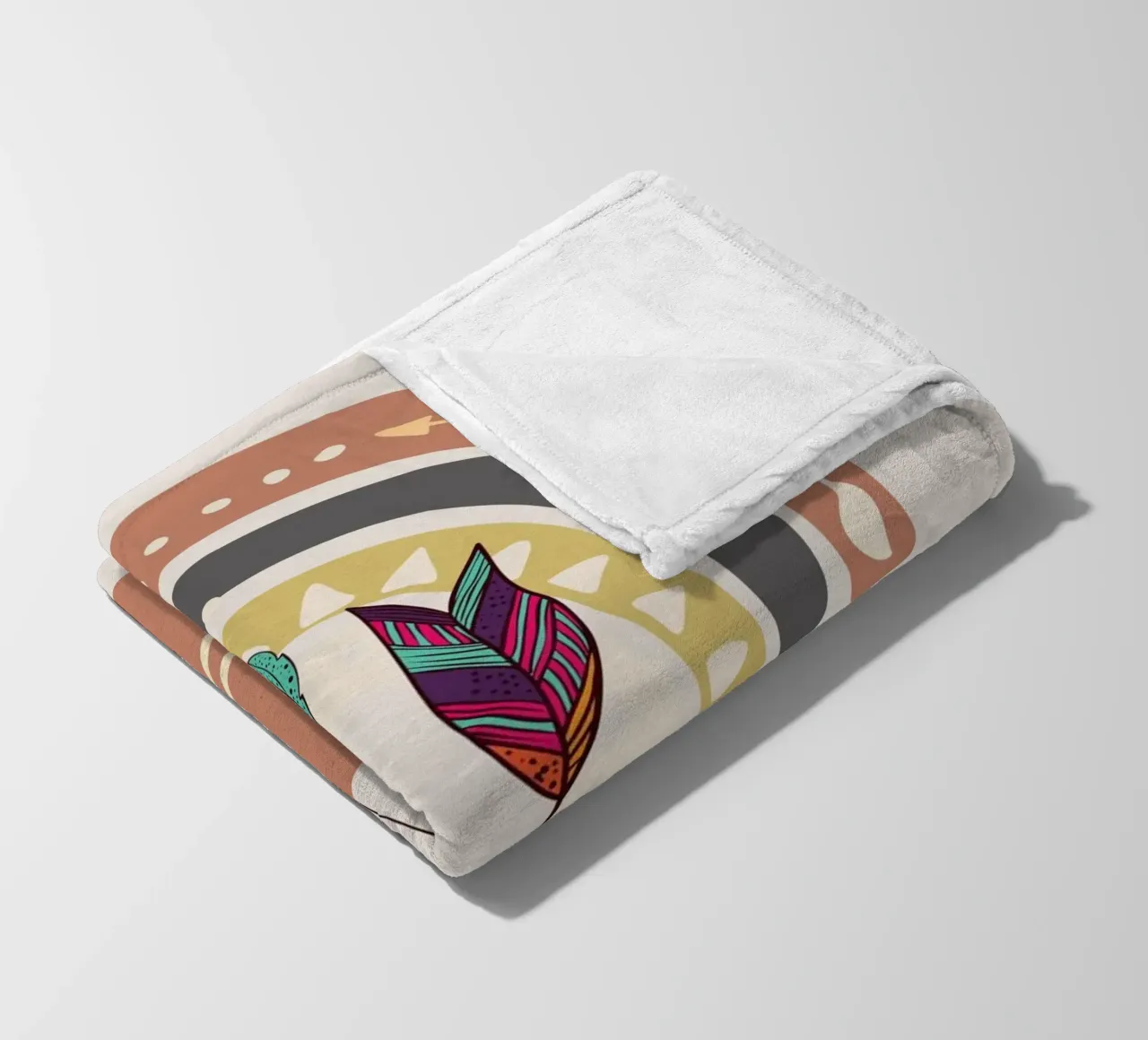 Boho-Eingeborene Fleecedecke von Little Dean