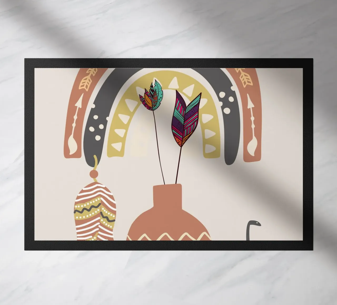 Boho native doormat by Little Dean