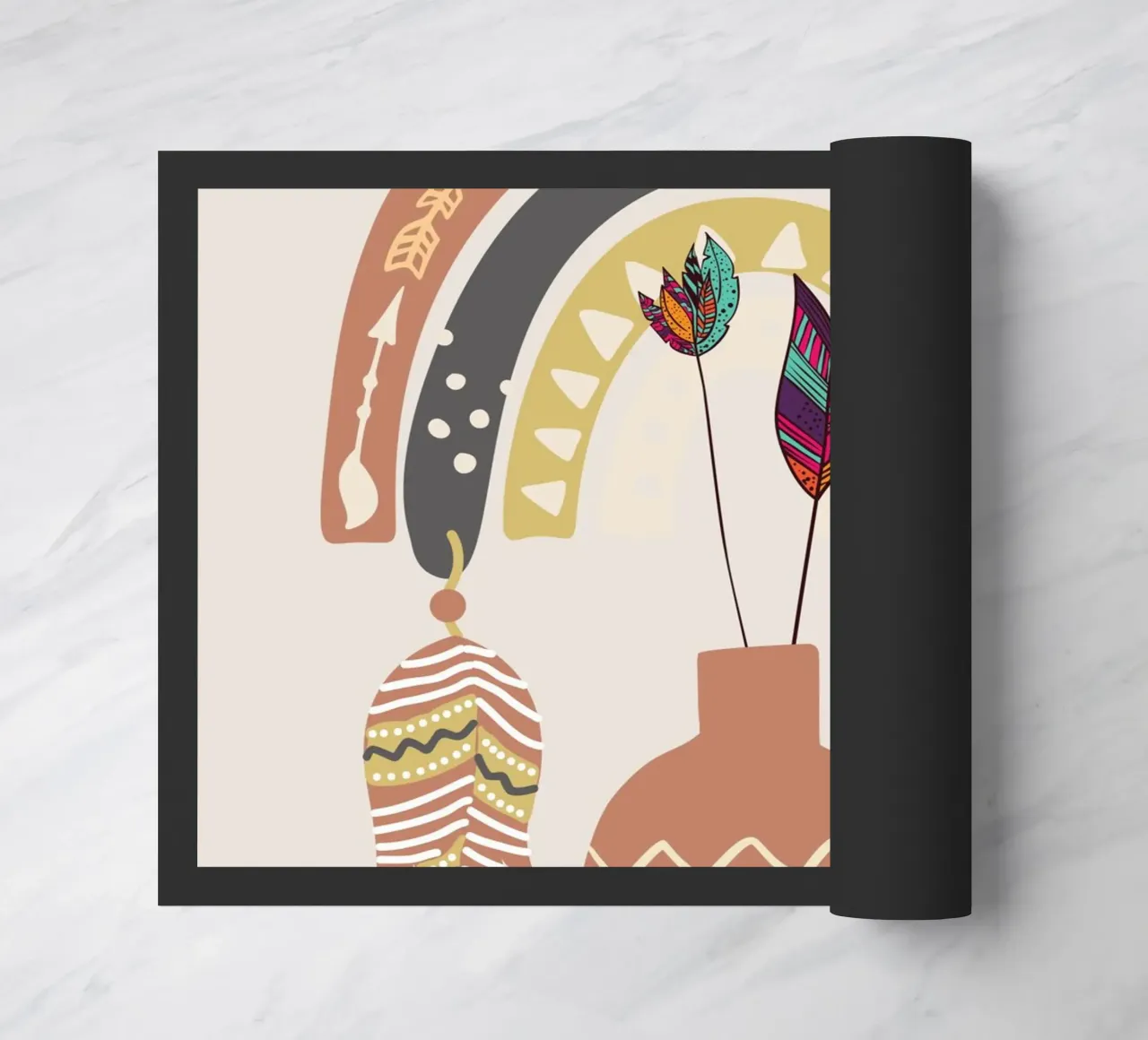 Boho native doormat by Little Dean