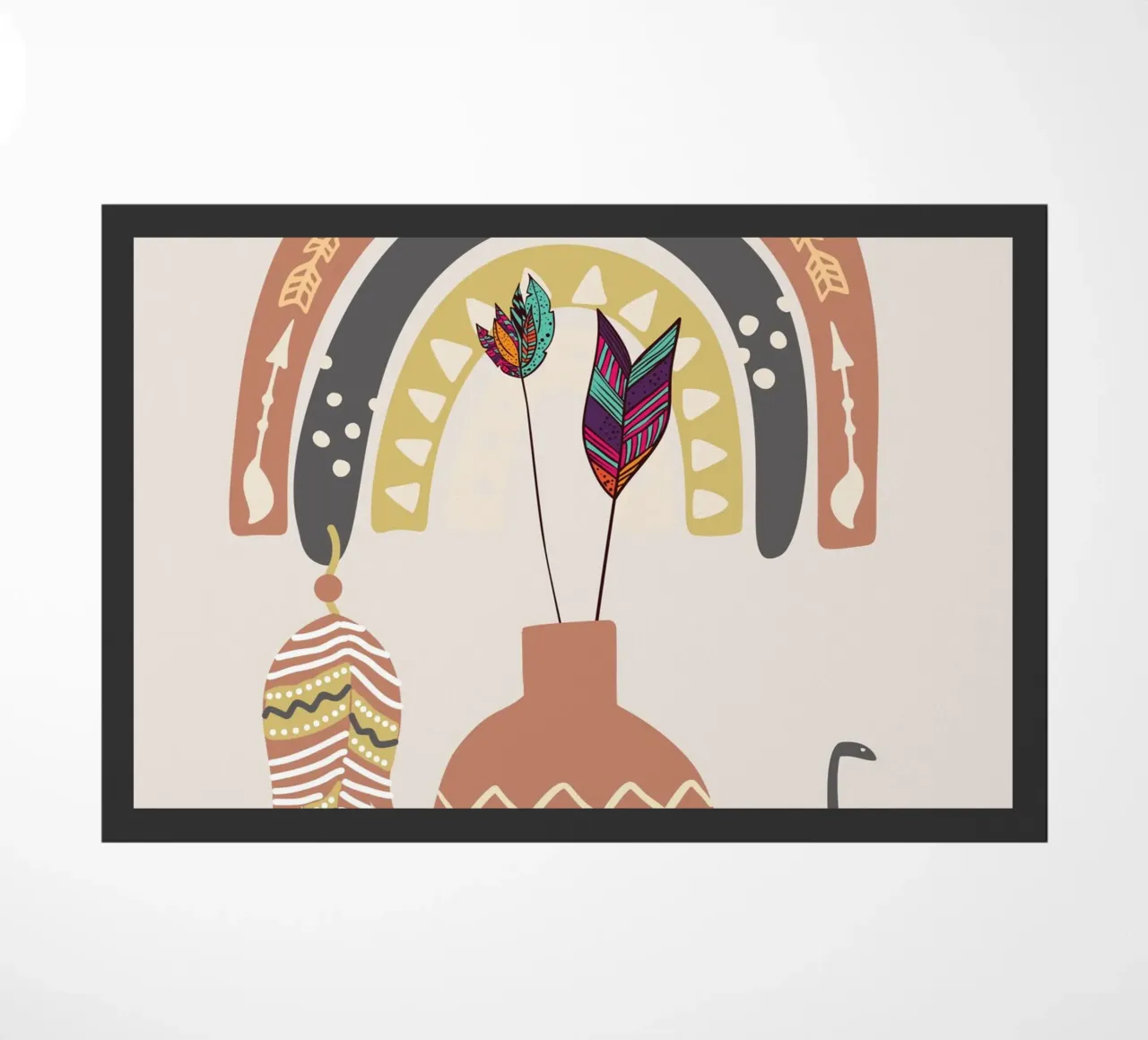 Boho native doormat by Little Dean