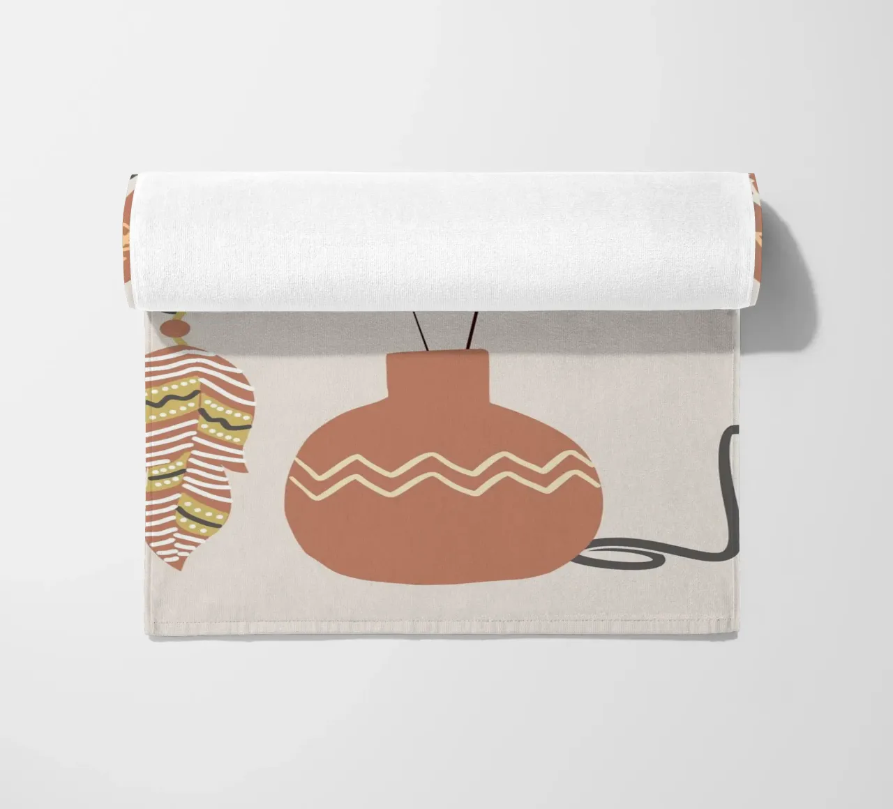 Oorspronkelijk bewoner strandhanddoek van Little Dean