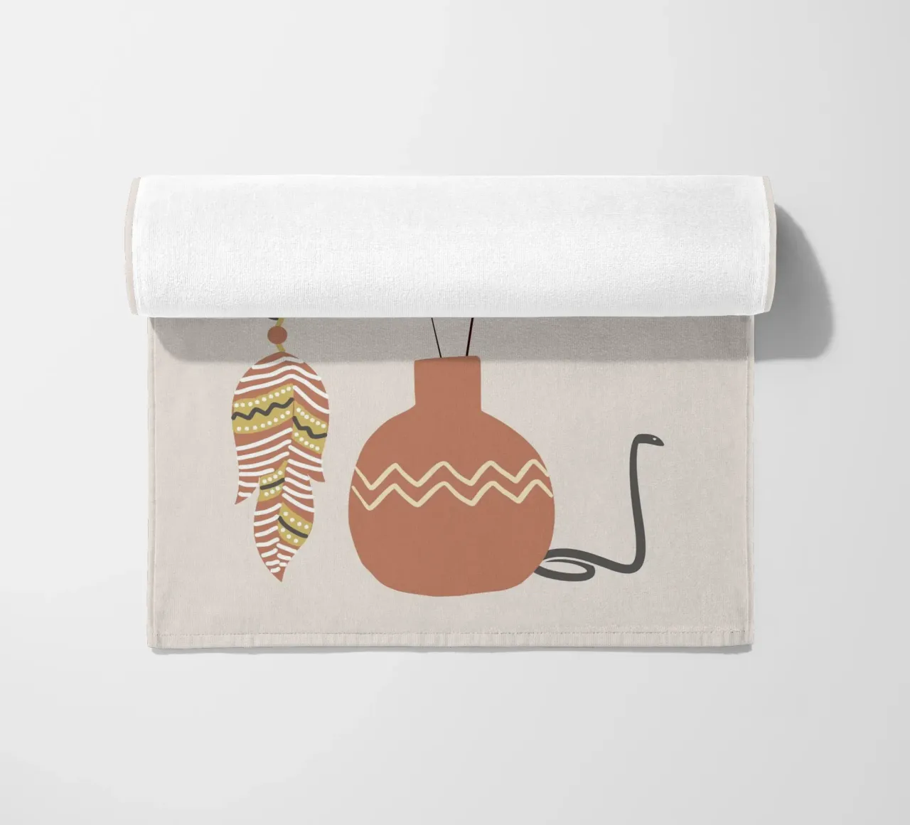 Oorspronkelijk bewoner strandhanddoek van Little Dean