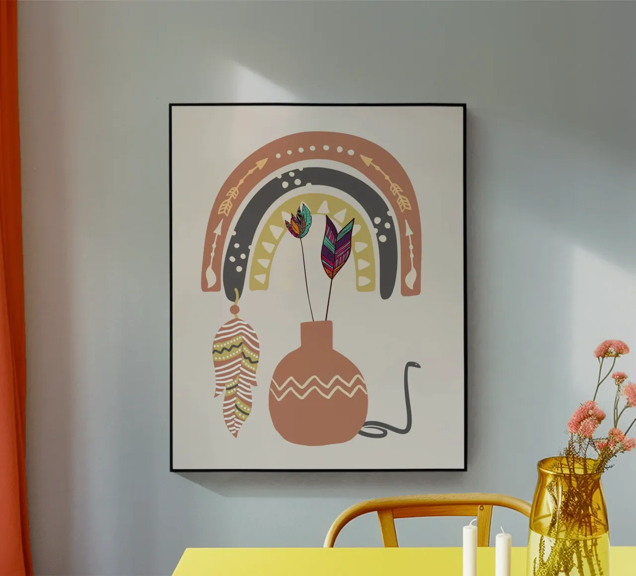 Boho native plexiglas de Little Dean