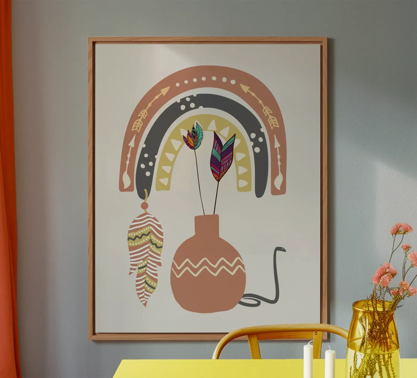 Boho native forex plate by Little Dean