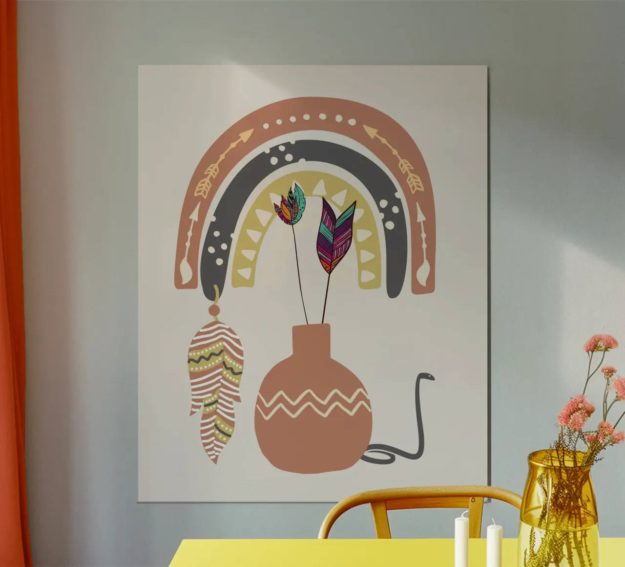 Boho native poster de Little Dean