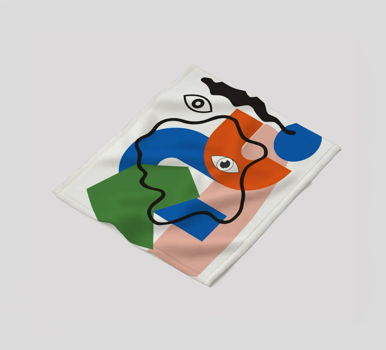 Elemente 02 Fleecedecke von Little Dean