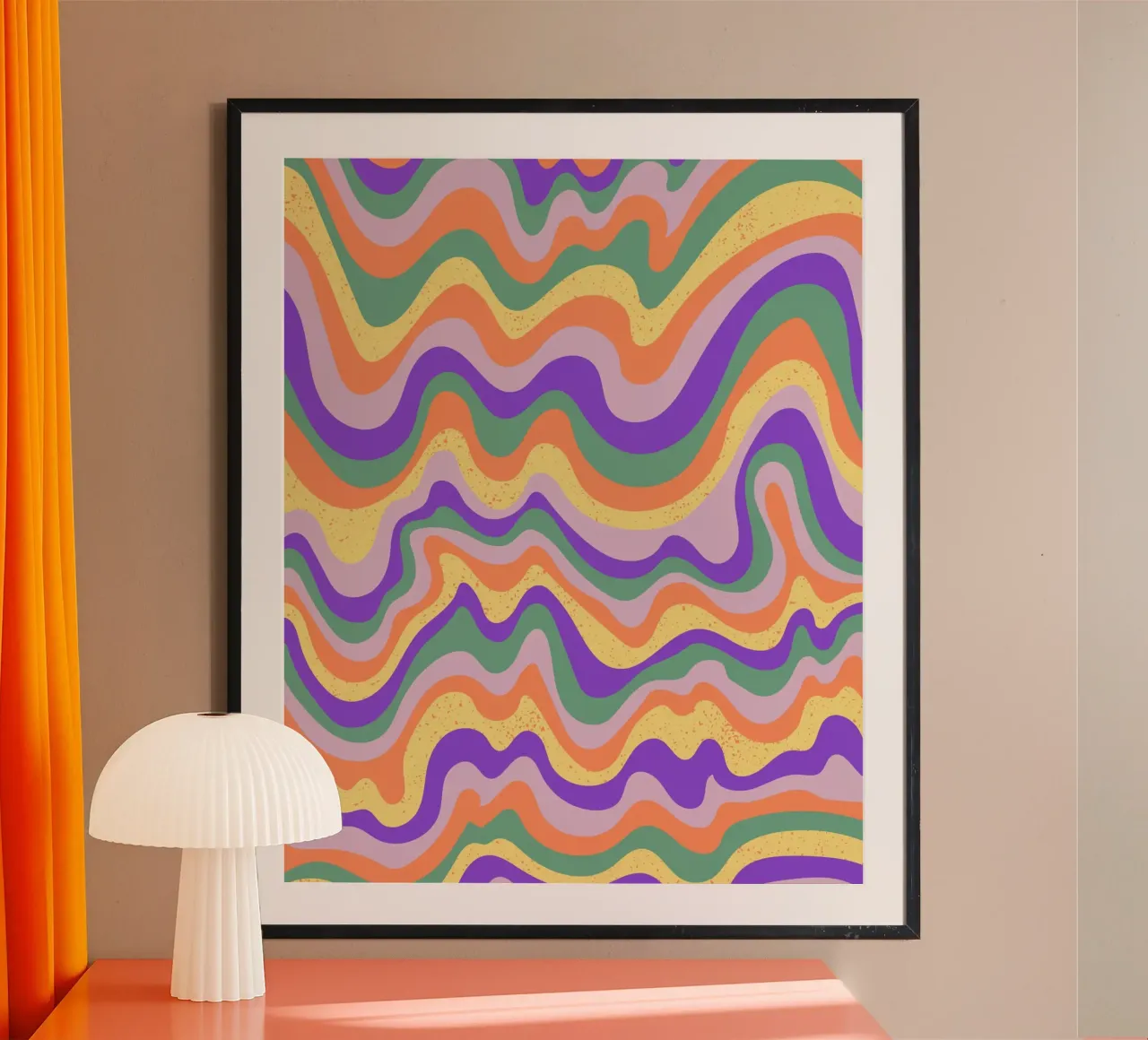 Colori di fusione poster con telaio in plastica da Little Dean