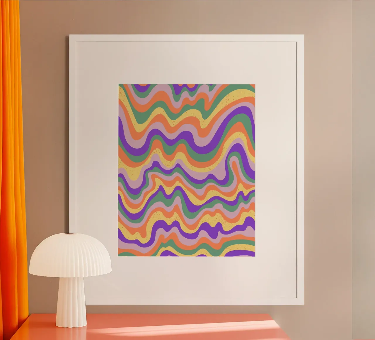 Colori di fusione poster con telaio in plastica da Little Dean