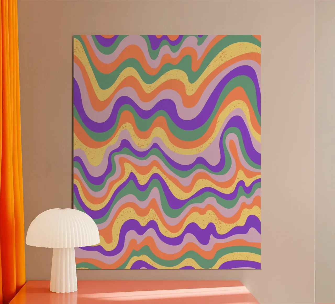 Colori di fusione poster con telaio in plastica da Little Dean