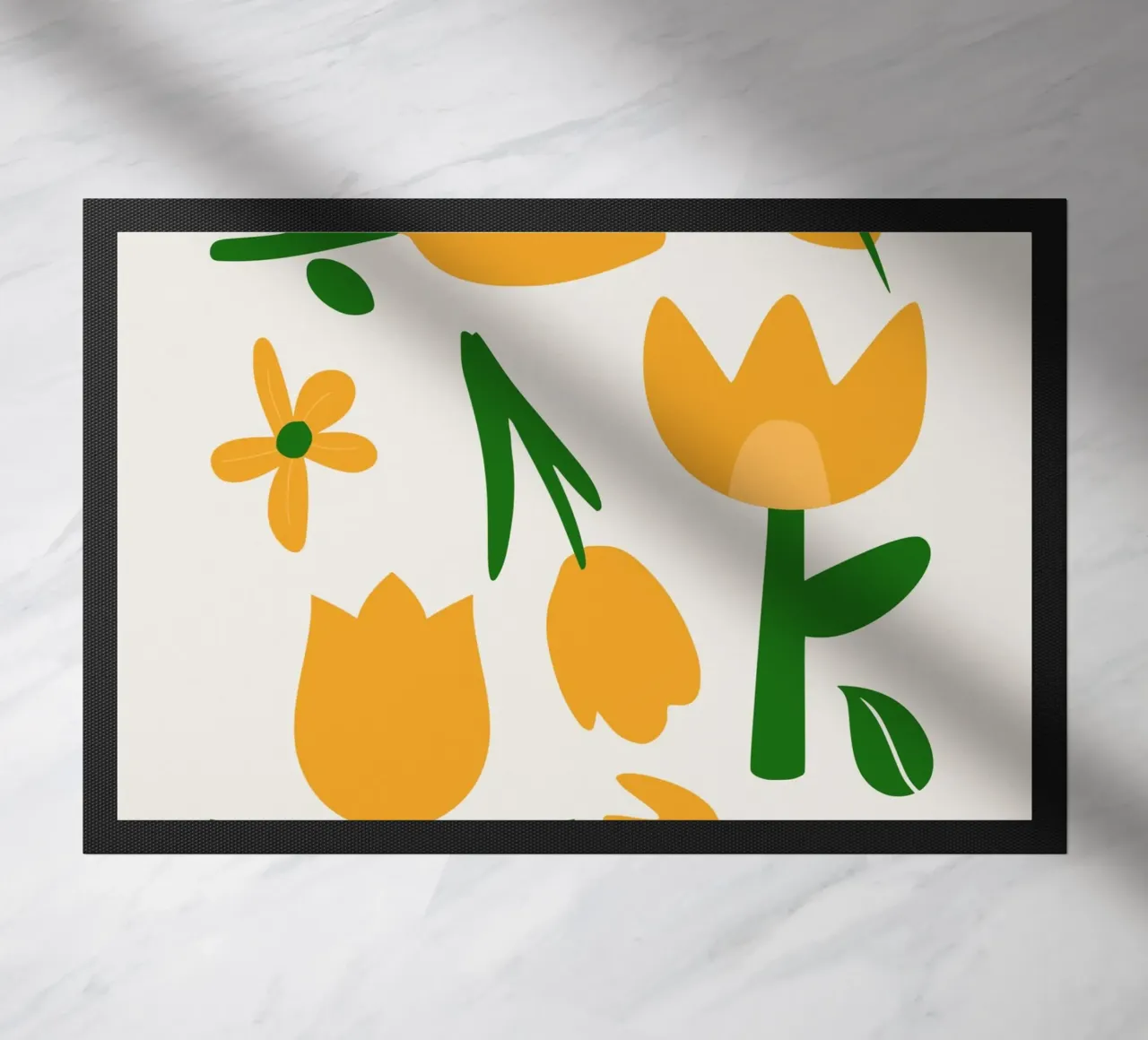 Bloemschikken deurmat van Little Dean