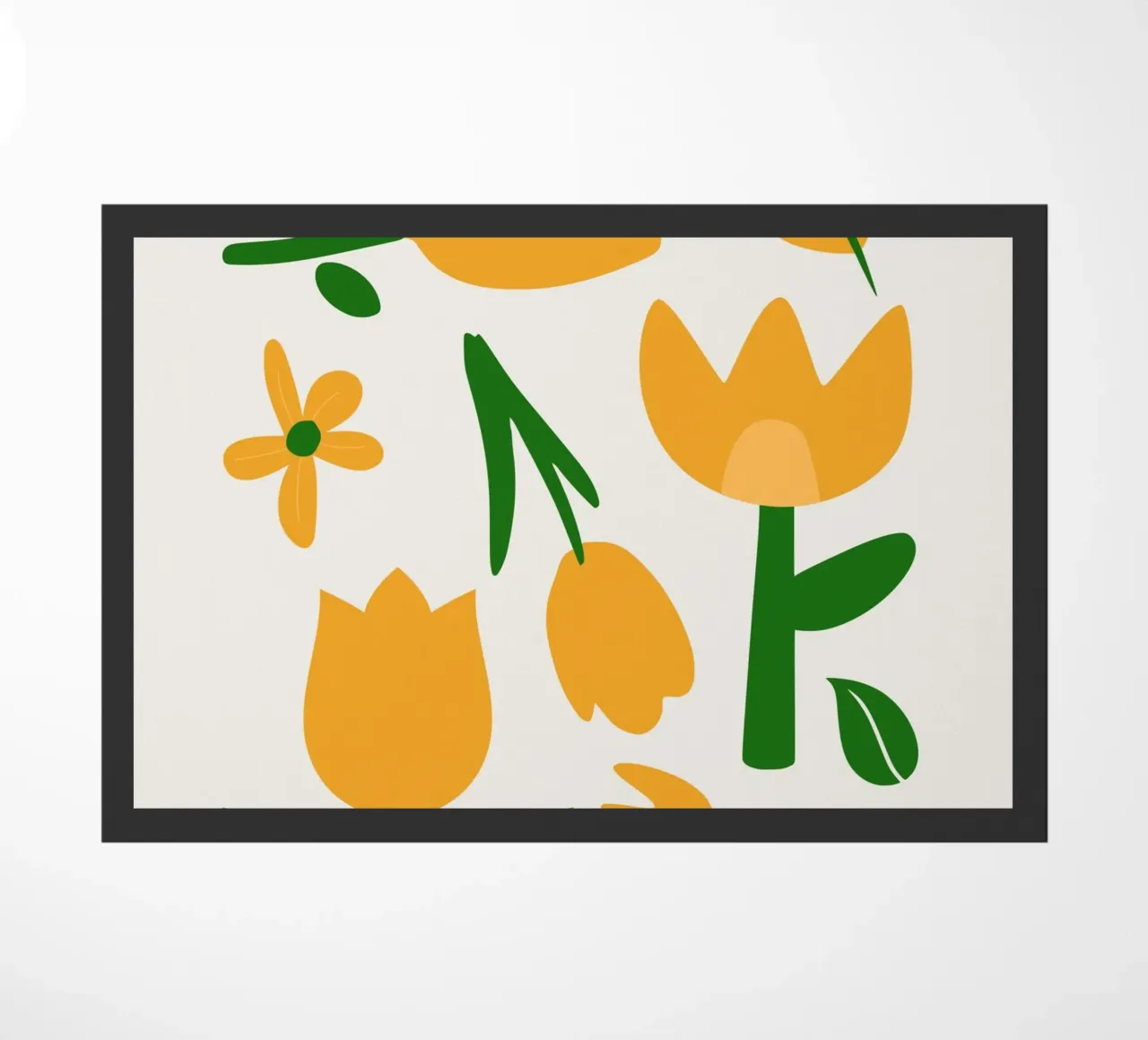 Bloemschikken deurmat van Little Dean