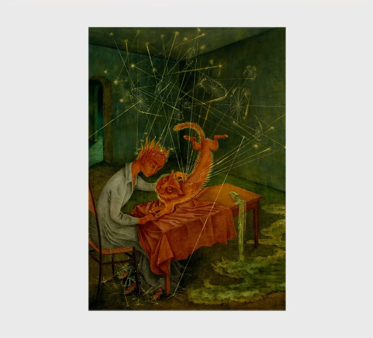Remedios Varo Simpatía (The Rabies of the Cat) notebook by Kunze Gallery