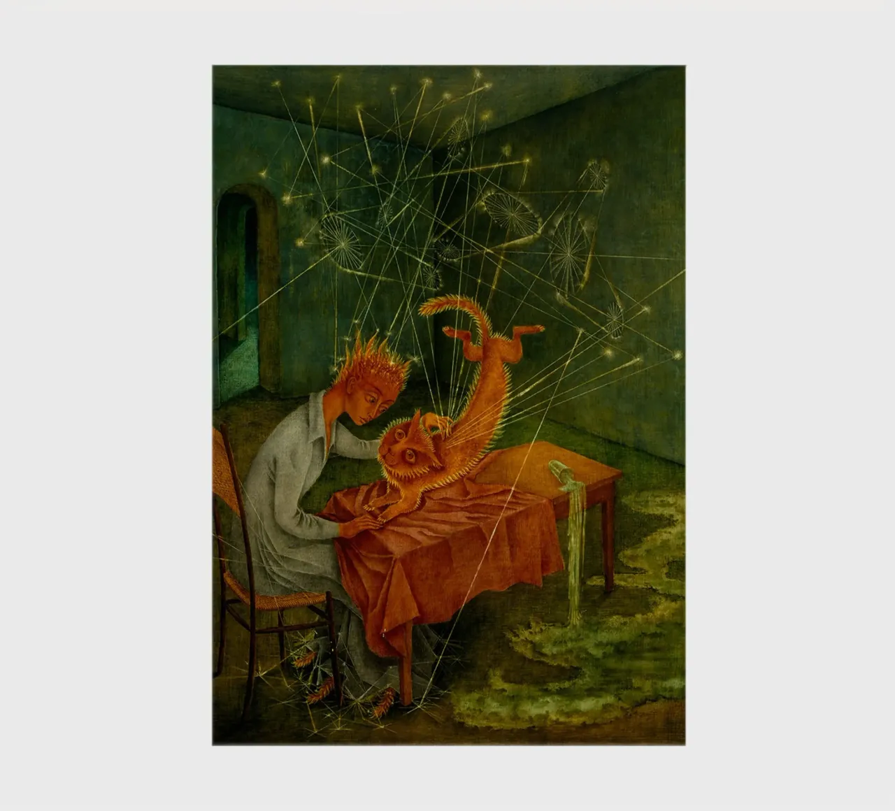 Remedios Varo Simpatía (The Rabies of the Cat) notebook by Kunze Gallery