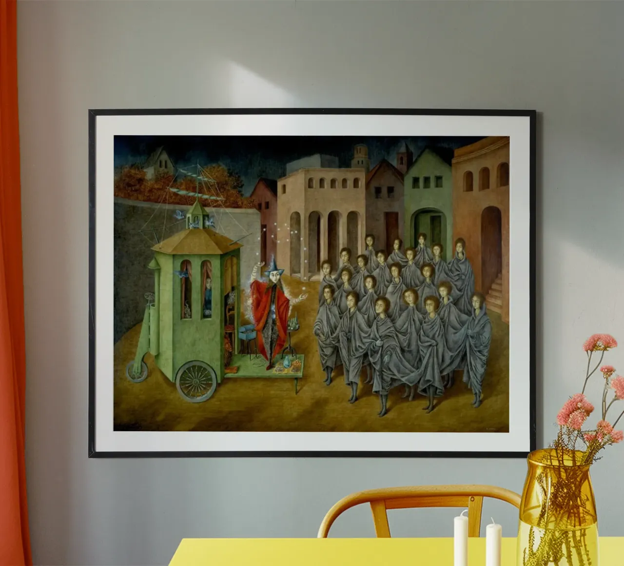 Remedios Varo Der Gaukler (Der Magier) Poster von Kunze Gallery