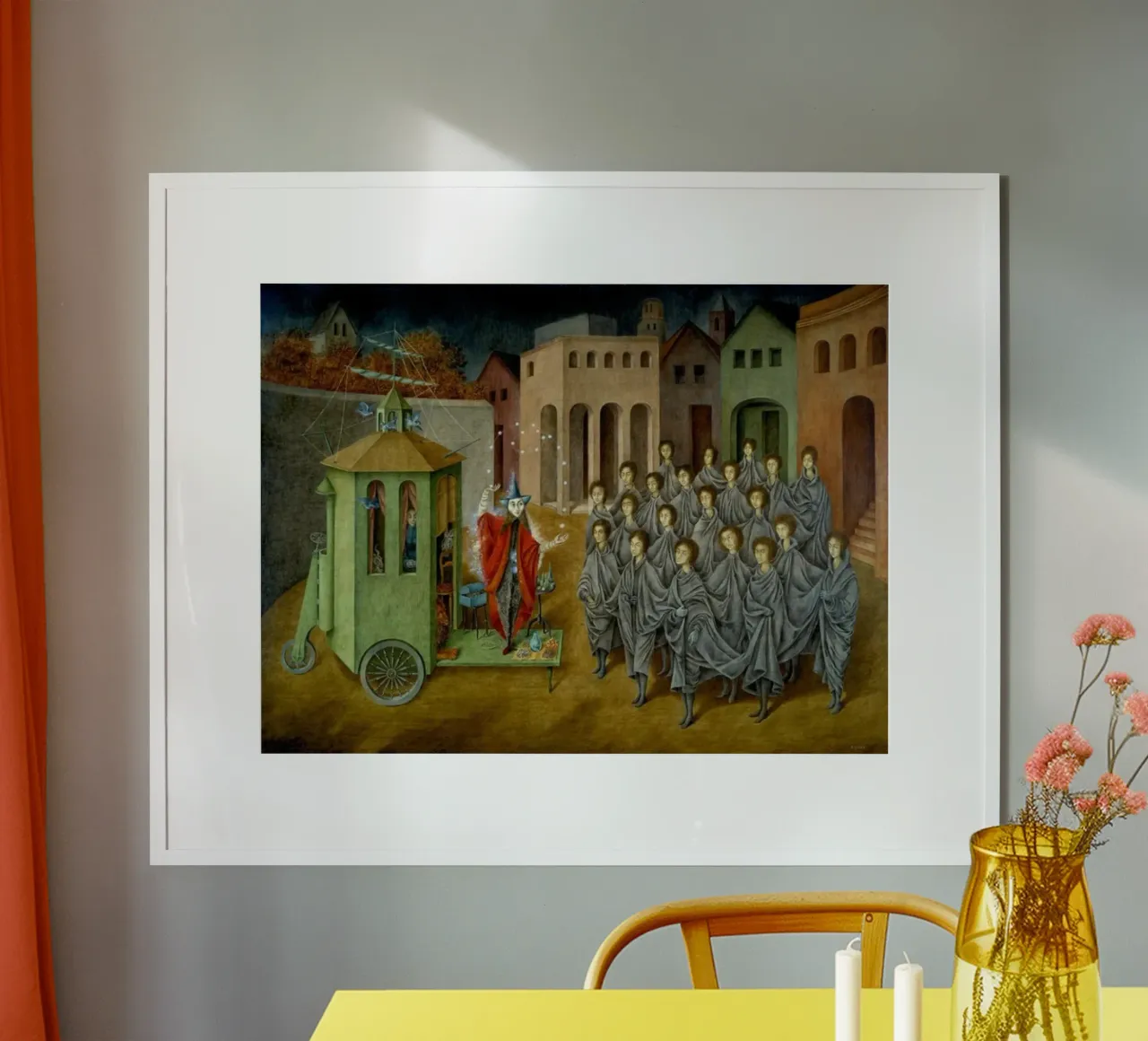 Remedios Varo Der Gaukler (Der Magier) Poster von Kunze Gallery