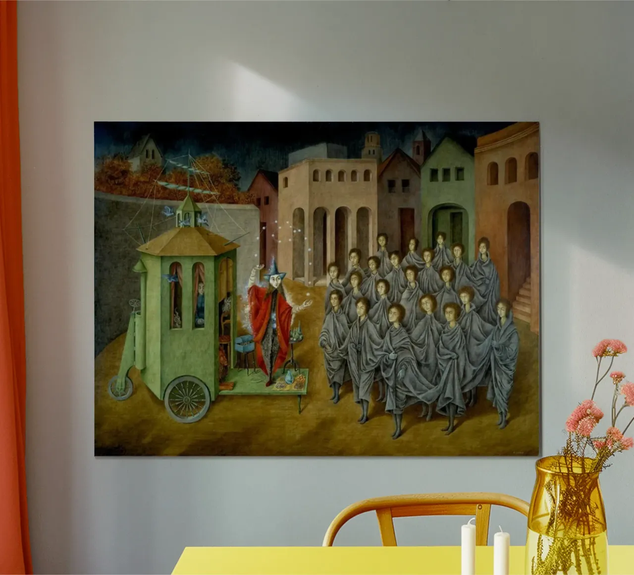 Remedios Varo Der Gaukler (Der Magier) Poster von Kunze Gallery