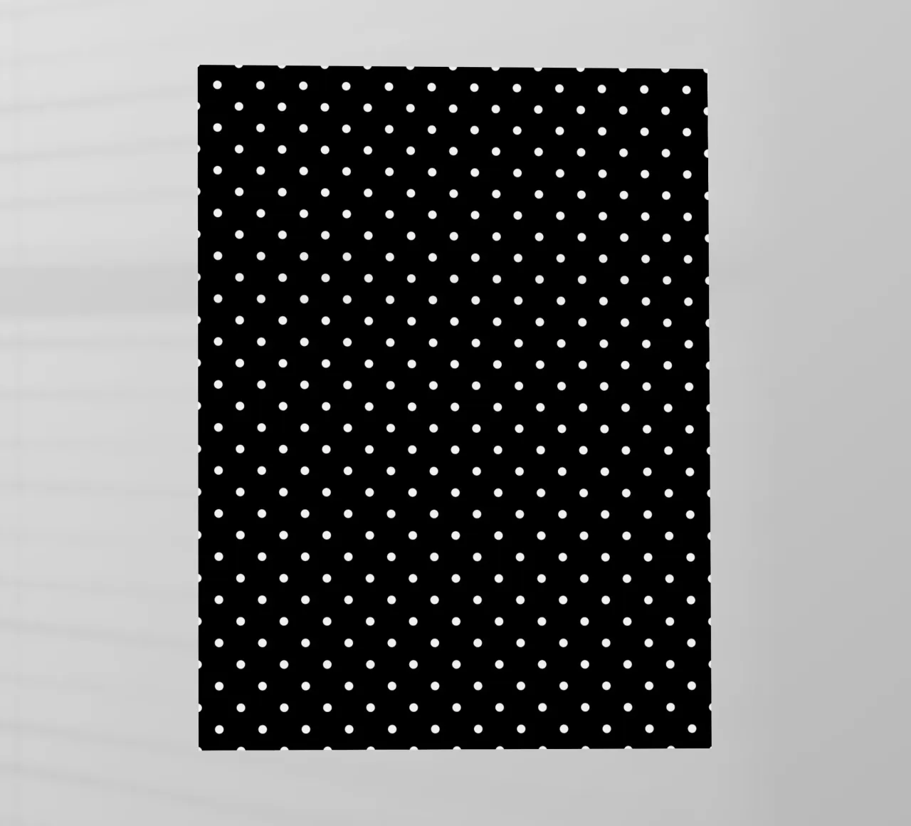 Minimal Basic Classic Polka Dots | Bianco su nero pellicola backlit da Beauty in Simplicity