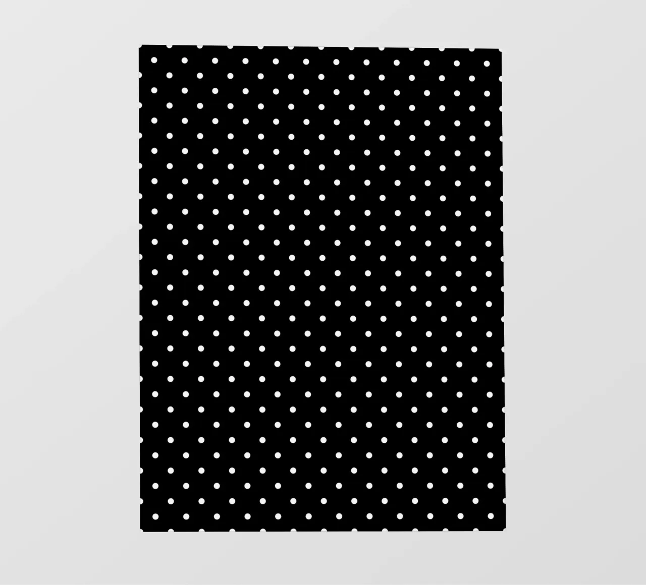 Minimal Basic Classic Polka Dots | Bianco su nero pellicola backlit da Beauty in Simplicity