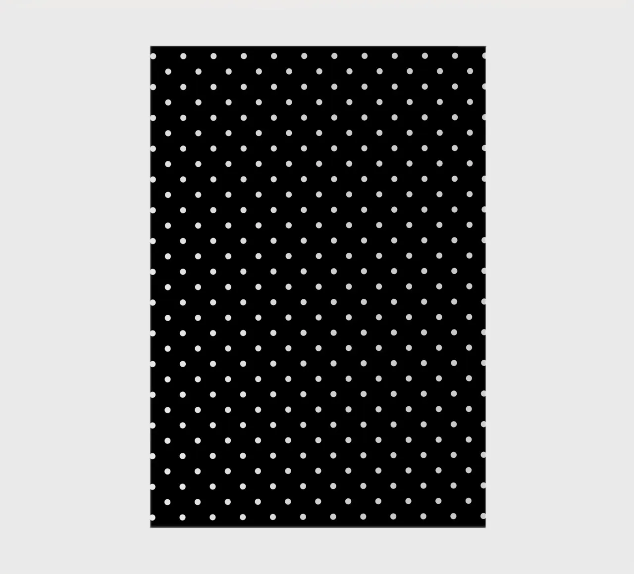 Minimal Basic Classic Polka Dots | Bianco su nero diario da Beauty in Simplicity