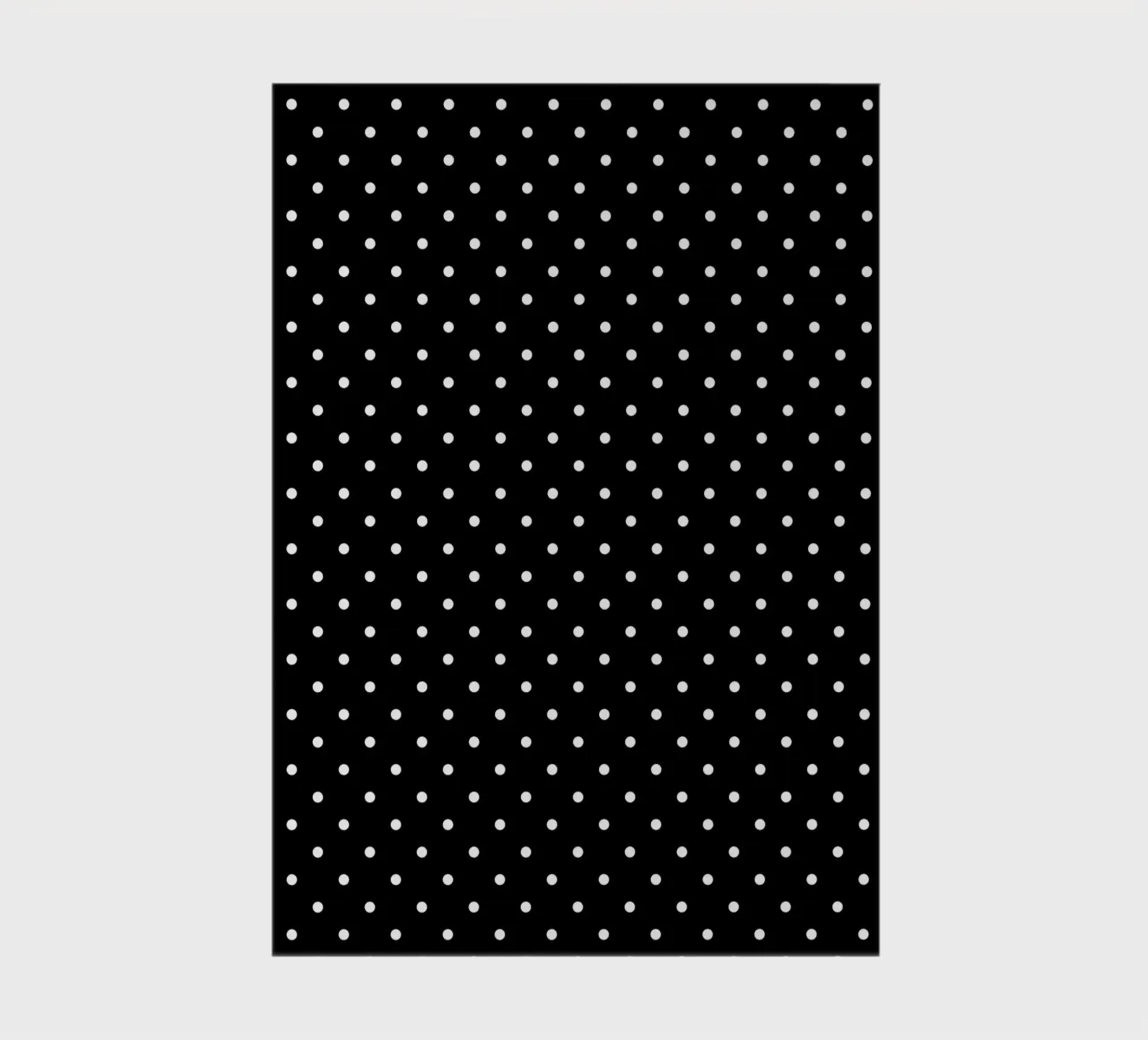 Minimal Basic Classic Polka Dots | Bianco su nero diario da Beauty in Simplicity