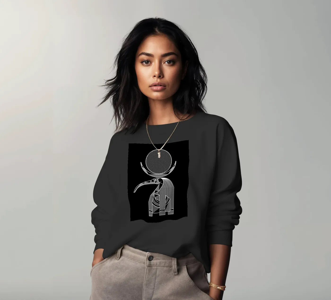 Thoth felpa da Mariel Toigo