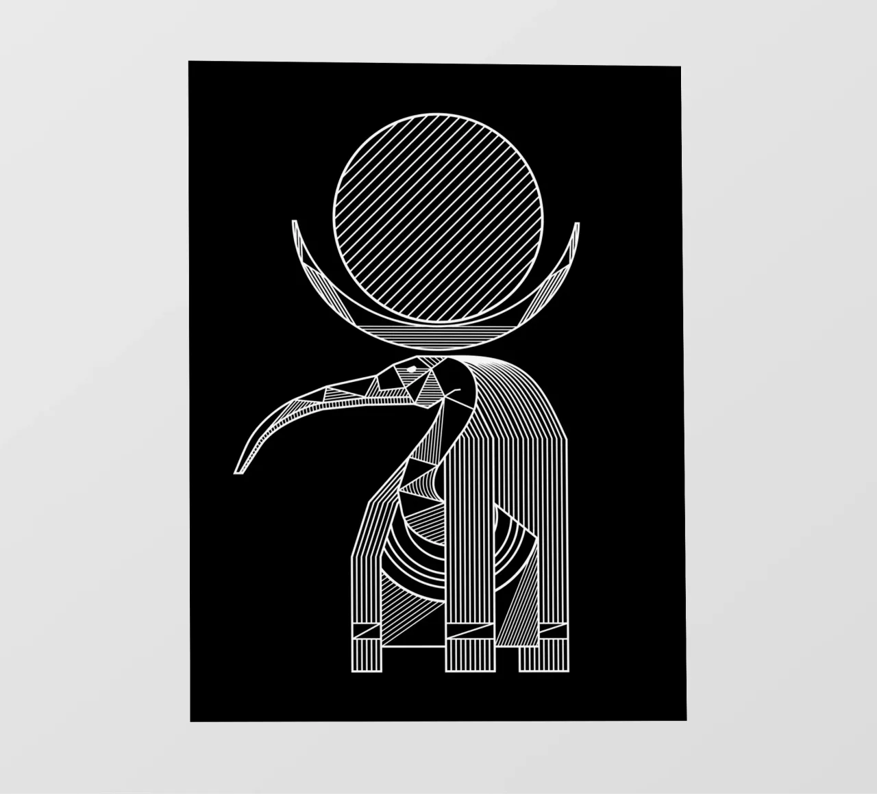 Thoth fotobehang van Mariel Toigo