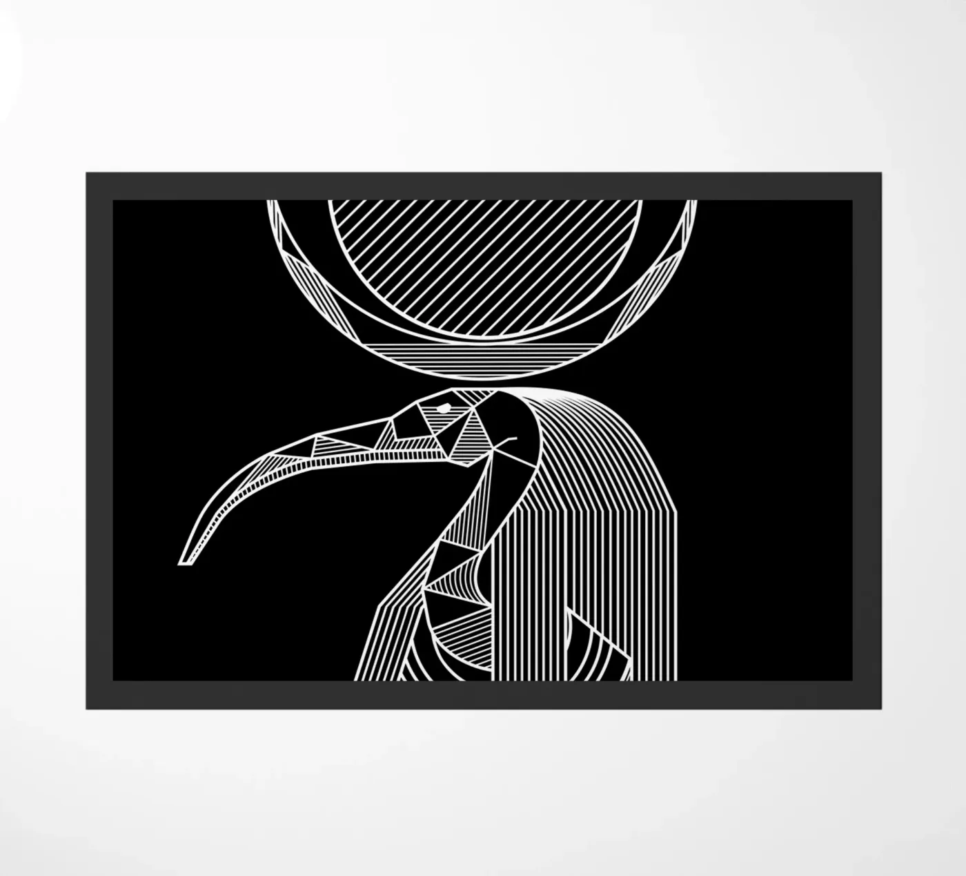 Thoth doormat by Mariel Toigo