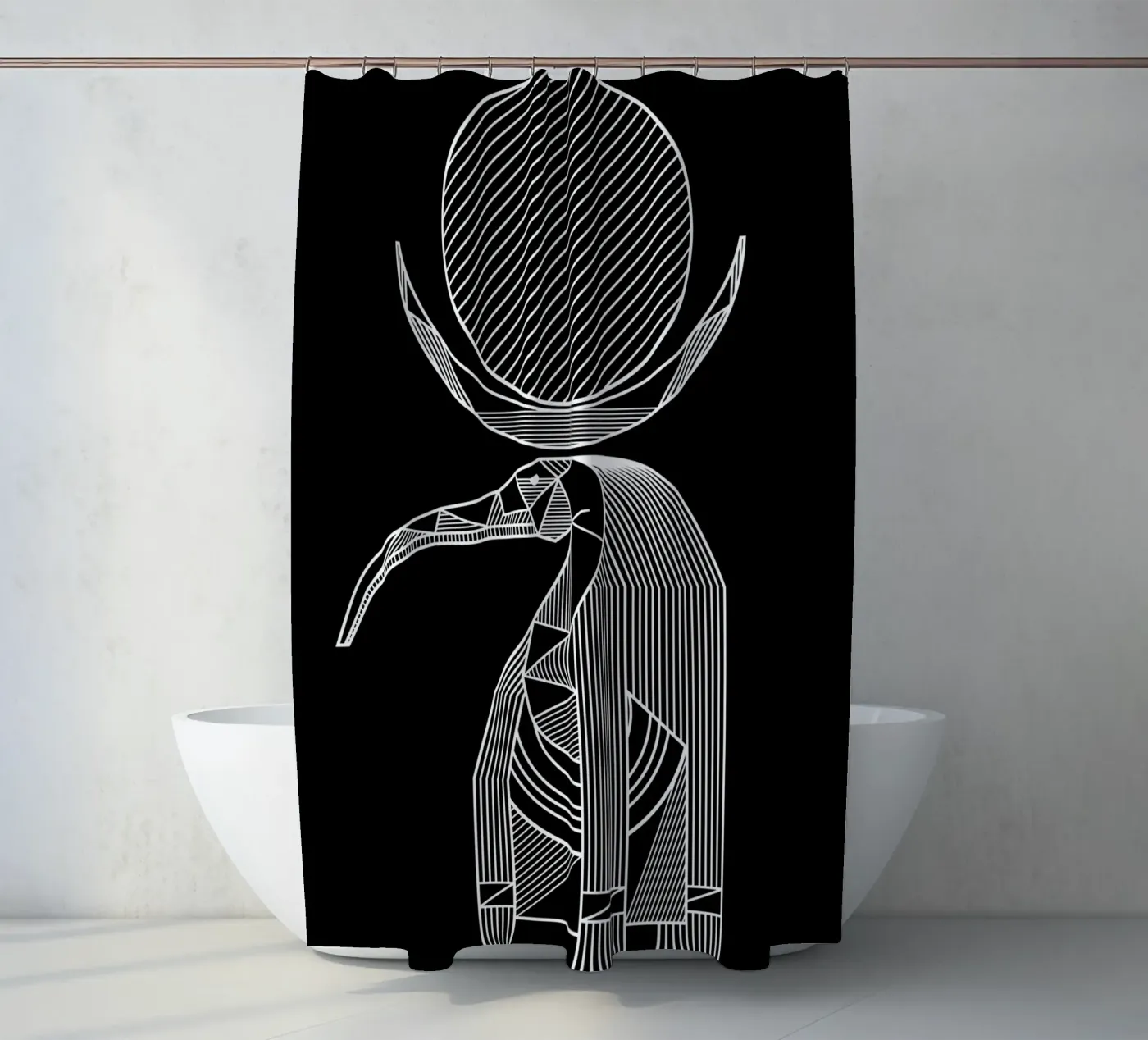 Thoth douchegordijn van Mariel Toigo
