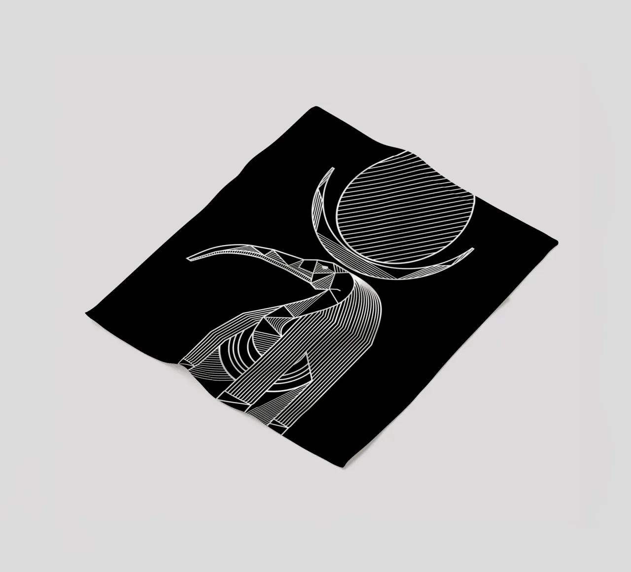 Thoth fleecedeken van Mariel Toigo