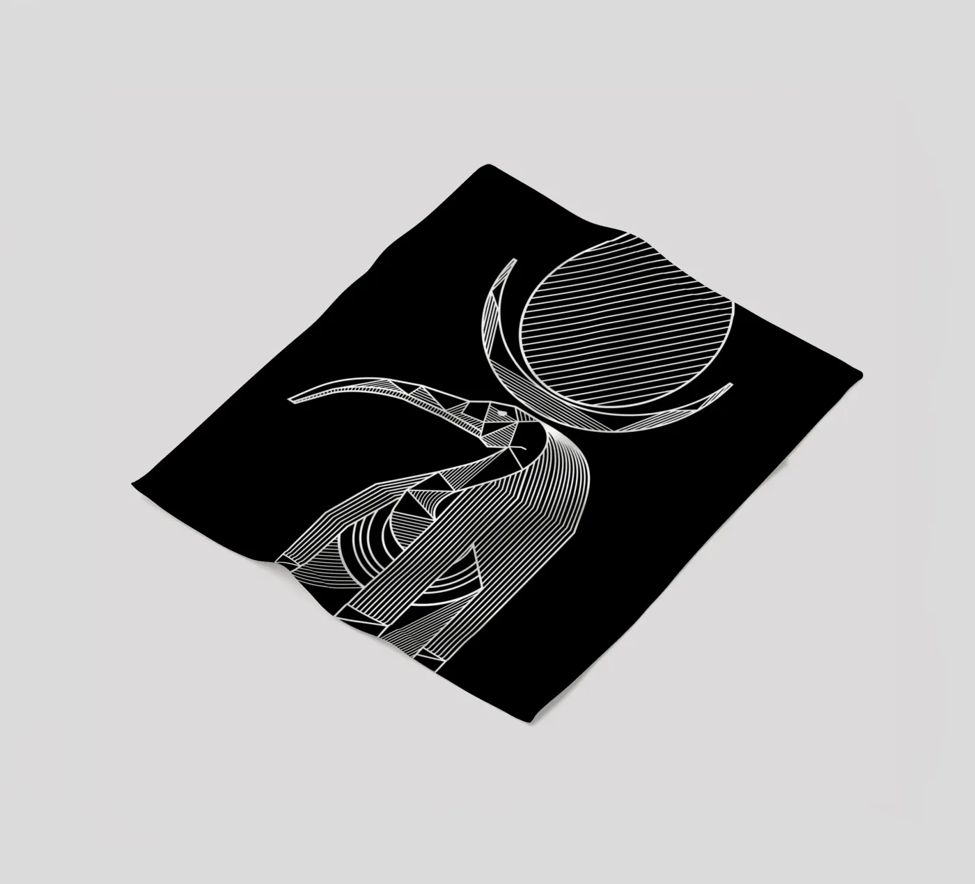 Thoth Fleecedecke von Mariel Toigo