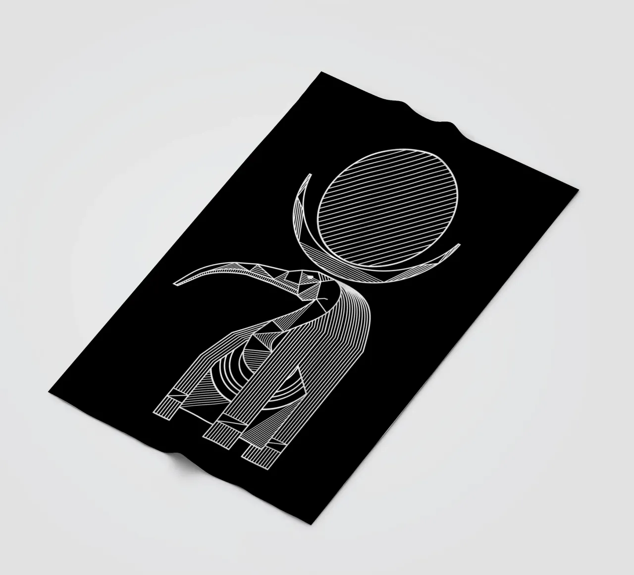 Thoth fleecedeken van Mariel Toigo