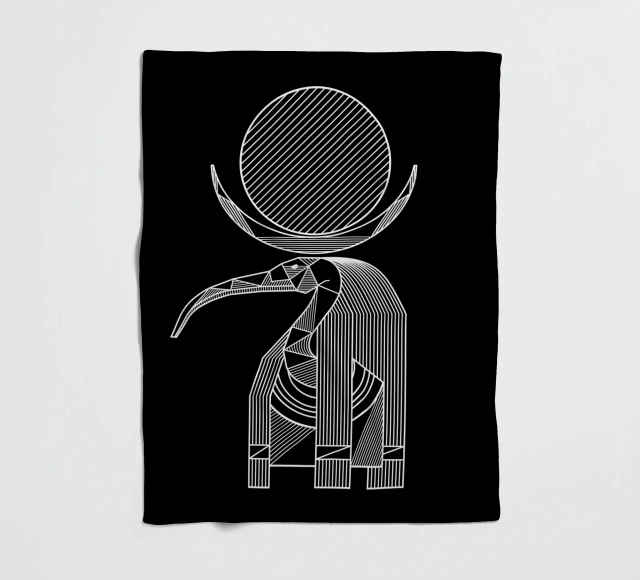 Thoth fleecedeken van Mariel Toigo