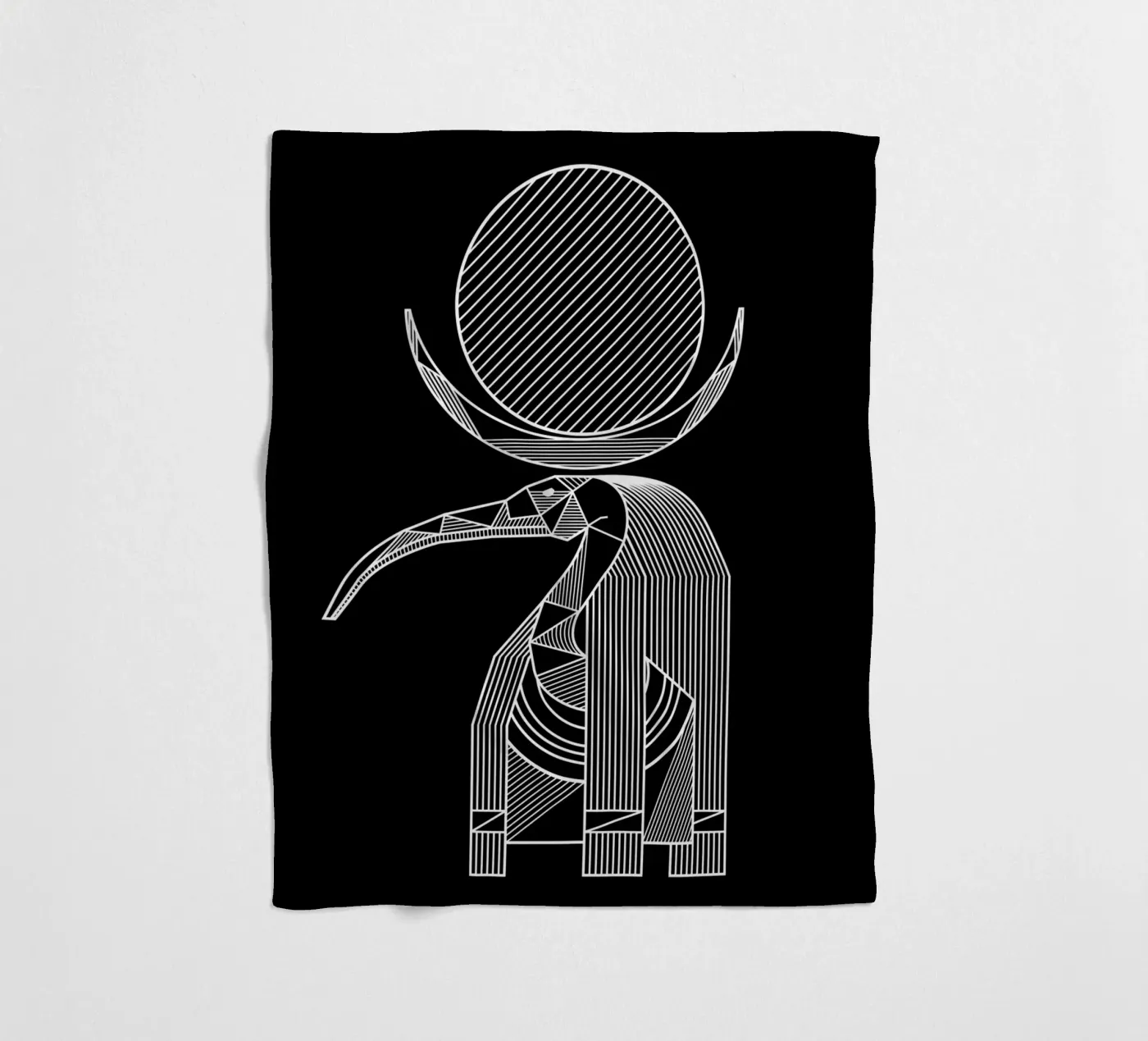 Thoth Fleecedecke von Mariel Toigo