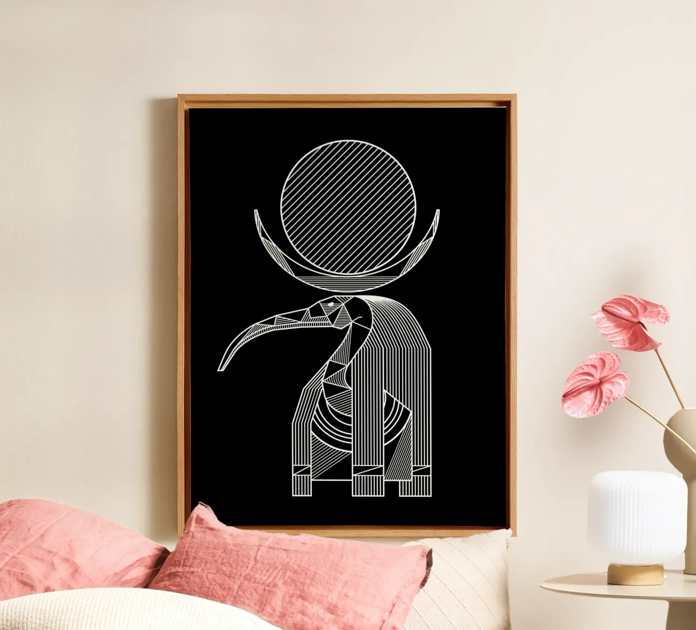 Thoth canvas van Mariel Toigo