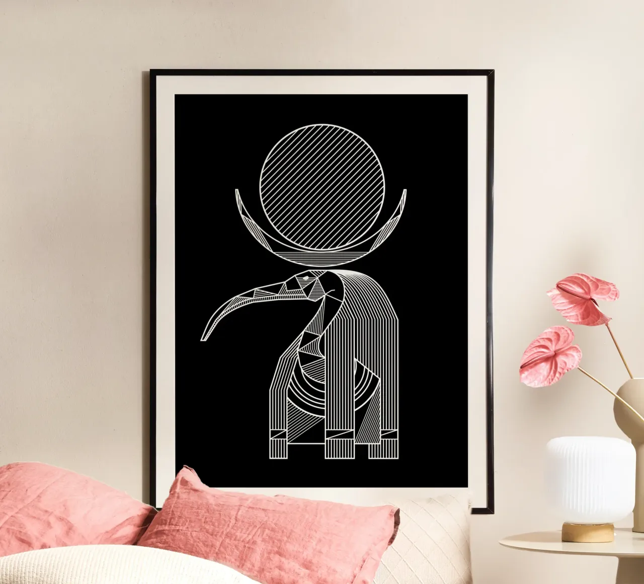 Thoth poster con telaio in plastica da Mariel Toigo