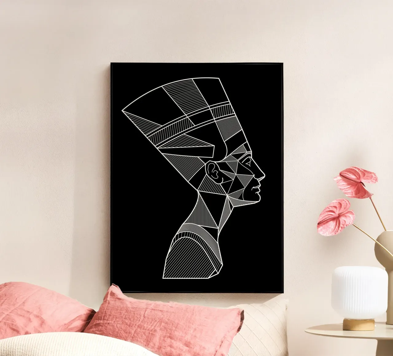 Nefertiti plexiglass da Mariel Toigo