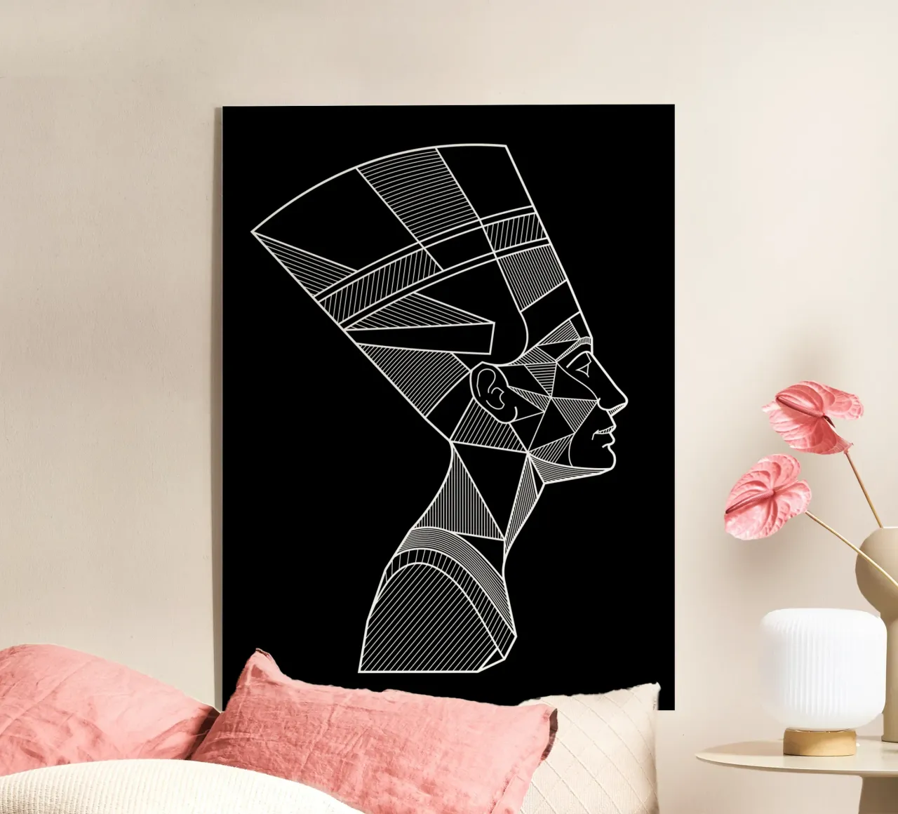 Nefertiti plexiglass da Mariel Toigo