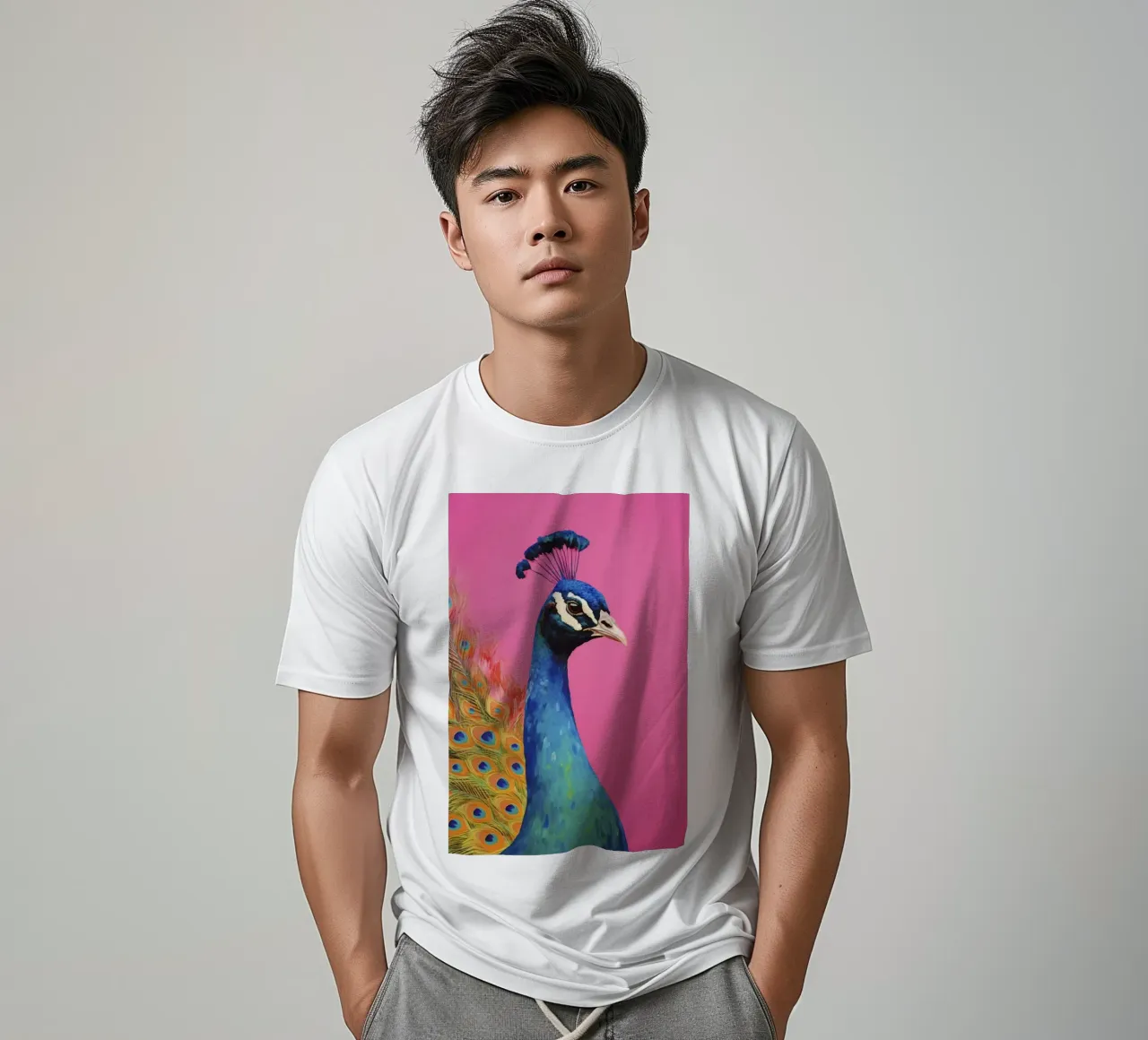 Beautiful Peacock t-shirt by treechild