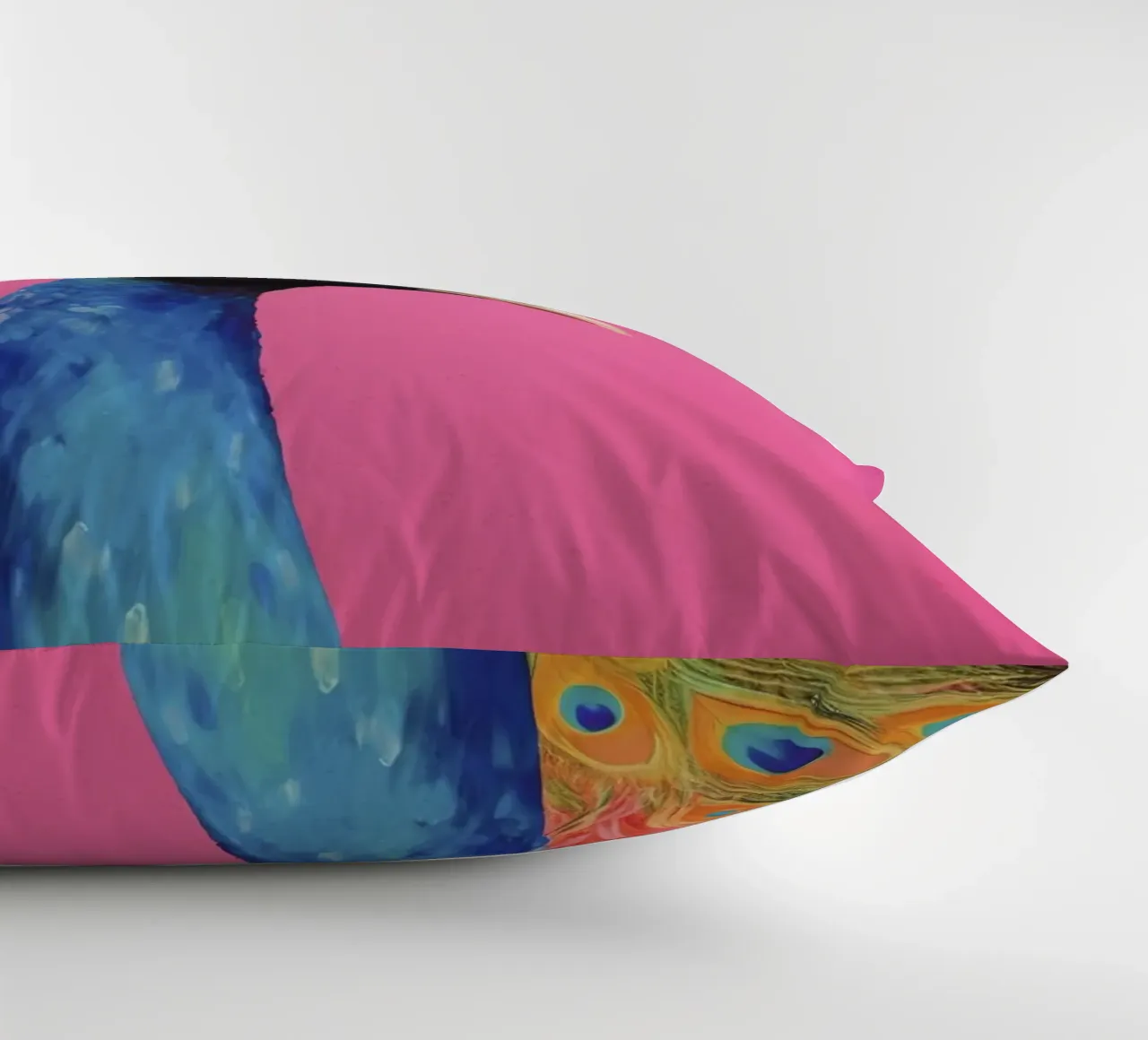 Beautiful Peacock decorative cushion by treechild