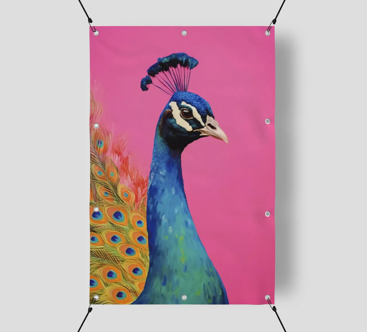 Beautiful Peacock pvc cover by treechild