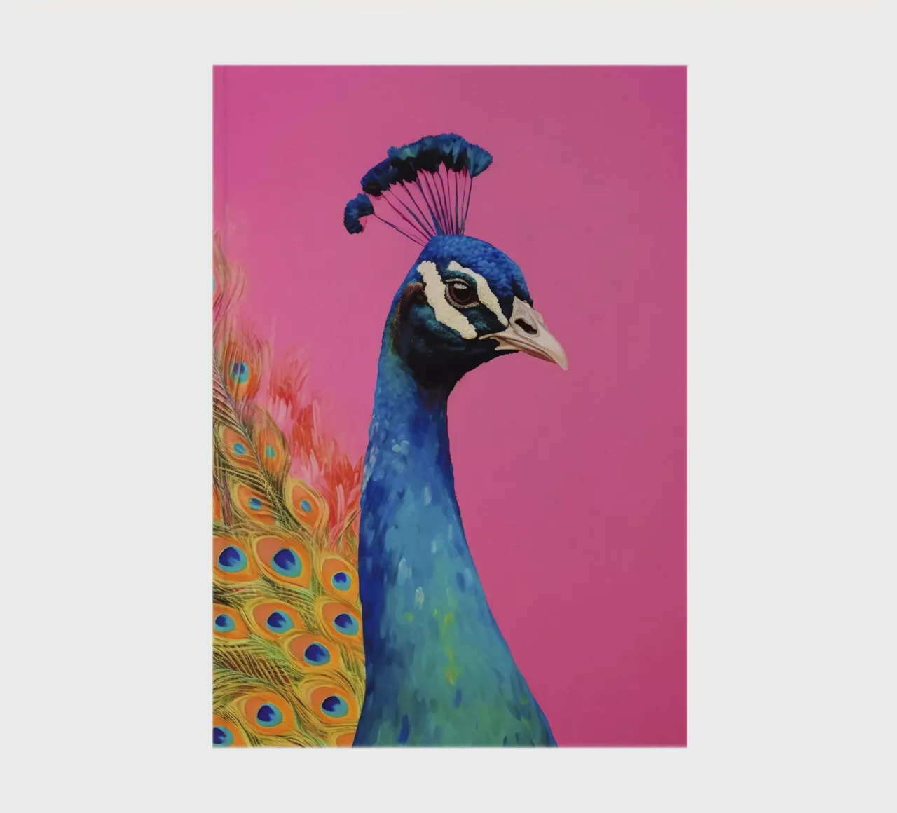 Beautiful Peacock notebook by treechild