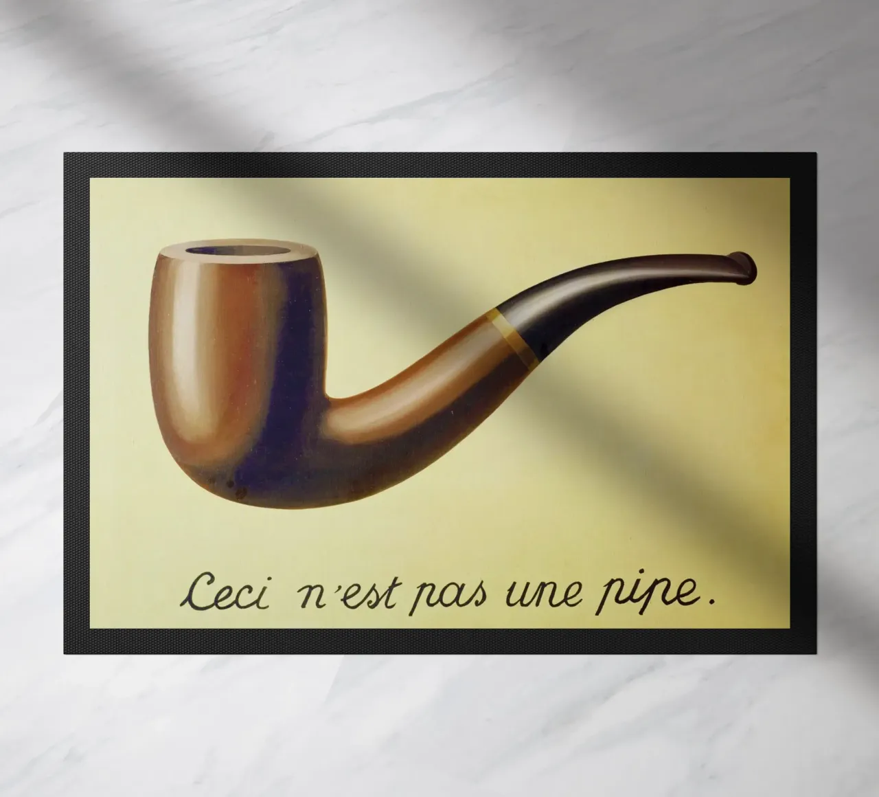 Ceci n'est pas une pipe) di René Magritte zerbino da Chérie Prints
