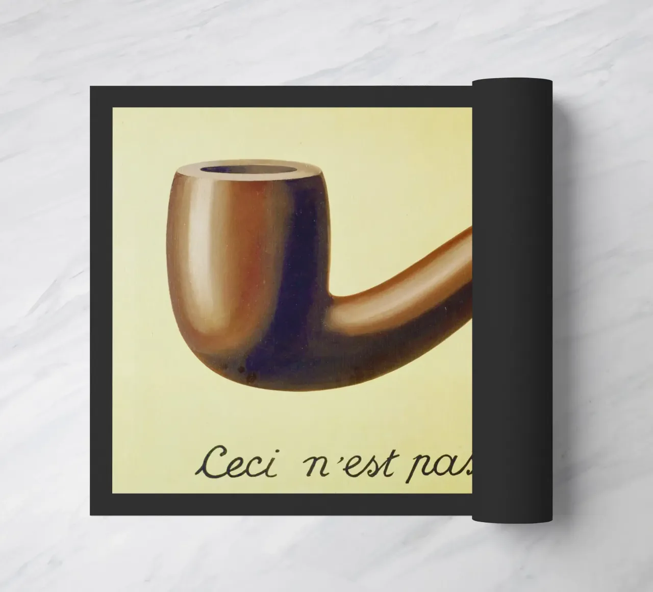 Ceci n'est pas une pipe) di René Magritte zerbino da Chérie Prints