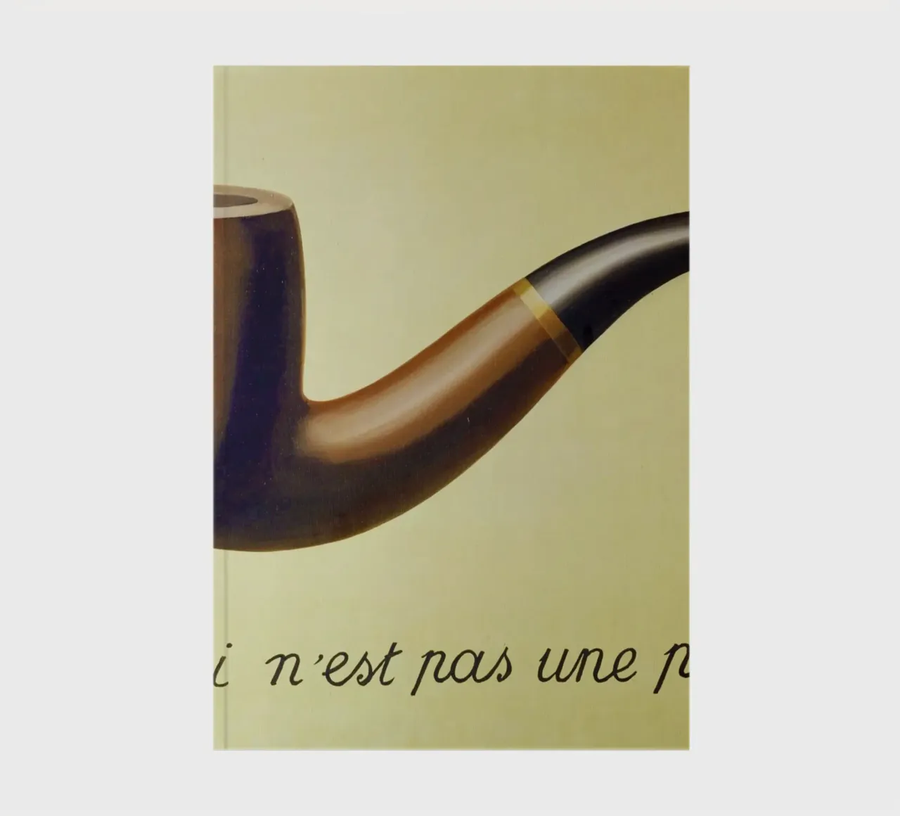 Ceci n'est pas une pipe) by René Magritte notebook by Chérie Prints